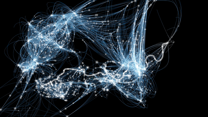 Visualization of the CLOUDS network