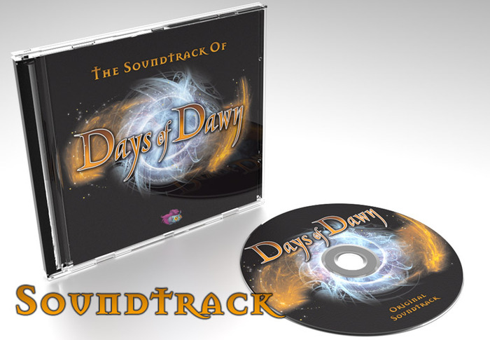 Days of Dawn's wonderful soundtrack packed in a beautifully illustrated Digipak, signed by Sound of Games.