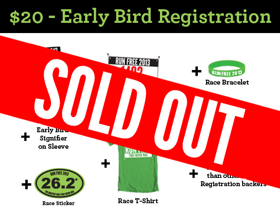 $20 - Early Bird Registration - SOLD OUT!