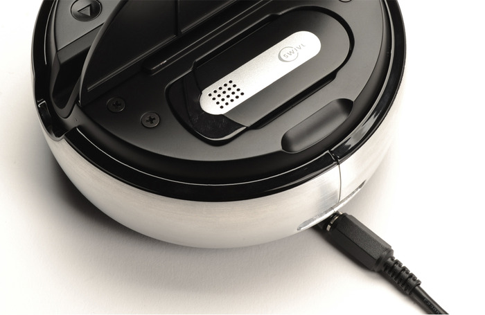 Silver edition with tracking remote that docks and charges in back