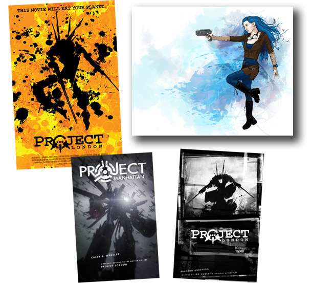 Project London Premiere Poster, Xing Xing Fix Art Print, Project Manhattan (Prequel Novella), Project London Graphic Novel