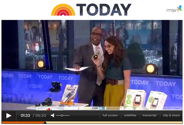 Original Swivl on the Today Show with Al Roker and Katie Linendoll