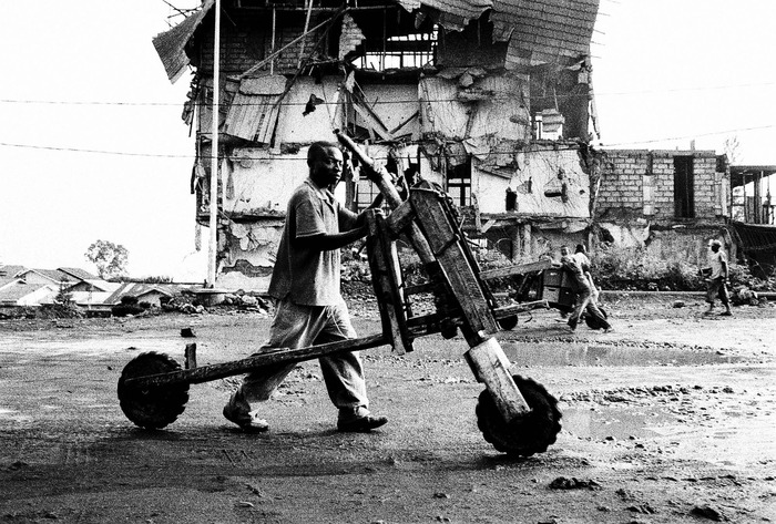 excerpt from THIS IS CONGO - one of the main sources of goods transport in Goma, Chukadu