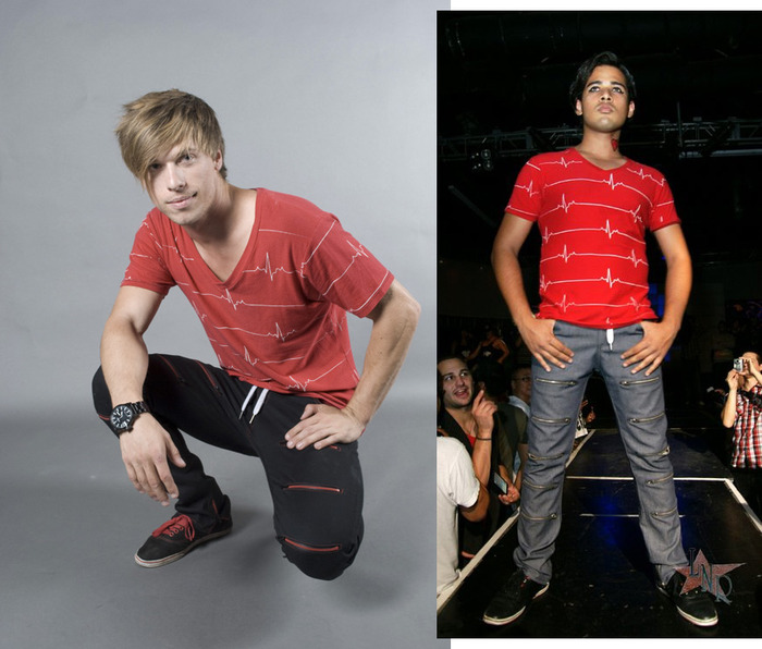 BPM, V-Neck Men's (colors:black,red,white,blue) sizes: S-XL // Zipskinny Jeans, Men's/Women's (colors:red,gray,blue,white,black) sizes: 22-34