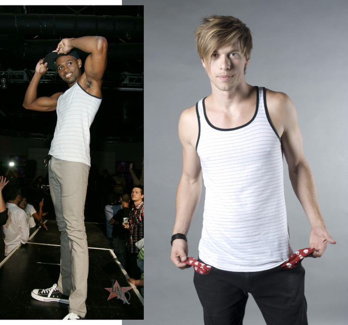 Tank Top, Men's (assortment of colors on availability) sizes: S-XL / Skinny Jeans, Men's/Women's (colors:red,gray,blue,white,black) sizes: 22-34