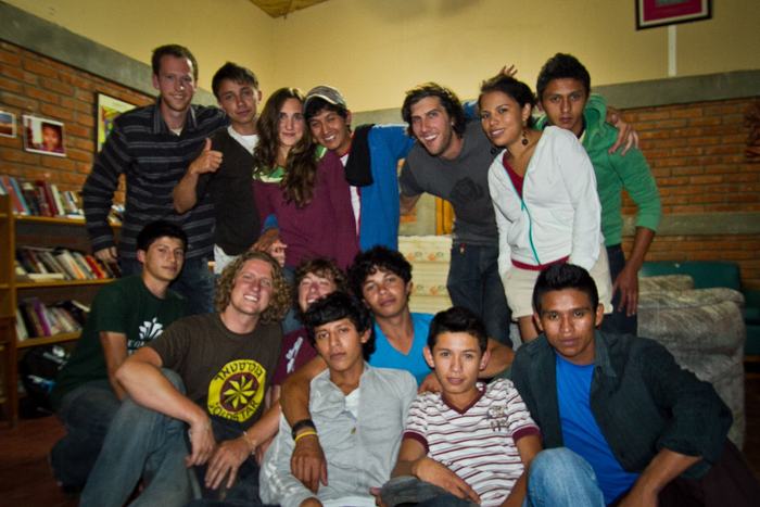 Wrap party with cast & crew in Cusmapa, August 2012