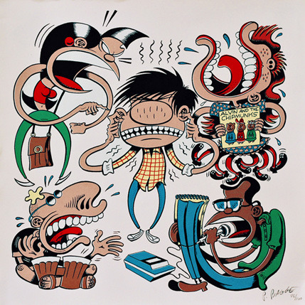 Peter Bagge signed and numbered print