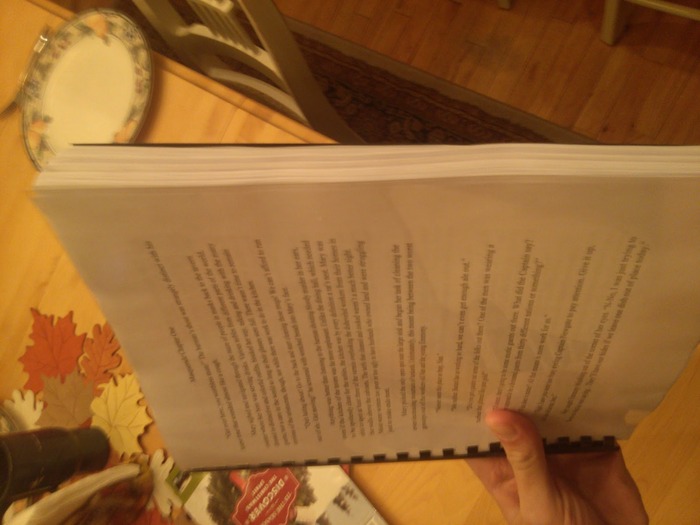 The manuscript so far