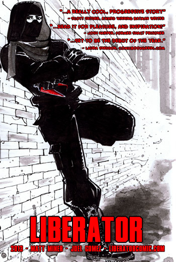 Liberator Promotional Postcard (included in every physical reward package)