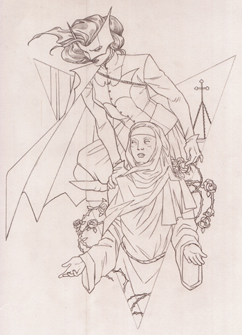 YASMIN LIANG Original Art Commission Example : 11x14, pencils or inks (your choice)