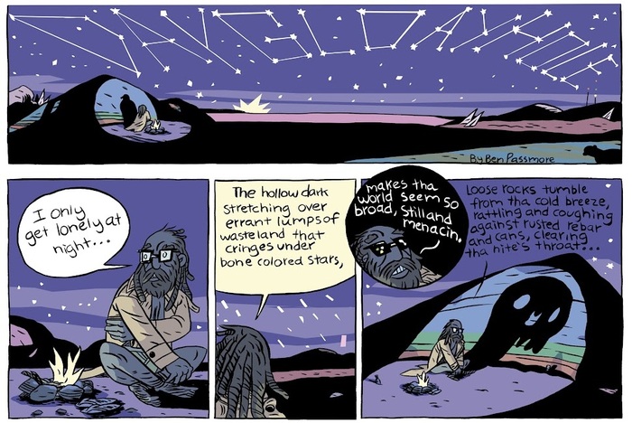 From Ben's 'DAYGLOAYHOLE' comic.