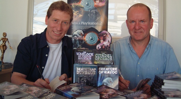 Steve Jackson and Ian Livingstone, creators of the Fighting Fantasy phenomenon