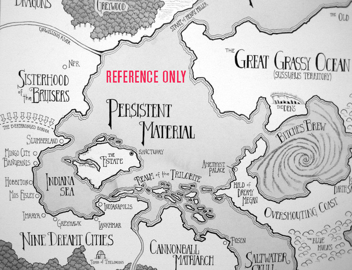 Style of Hand-Drawn Map
