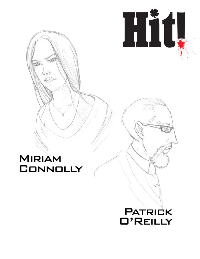 Character Concept Art - Drawn by our cover artist Dustin Infinger