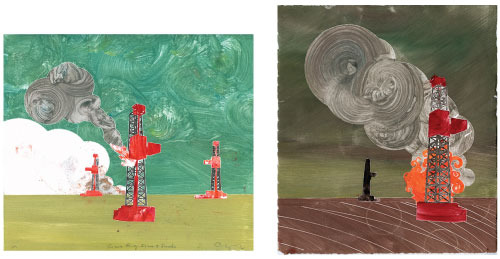 Rewards: Craig Mains, "Gas Rig Fire and Smoke"