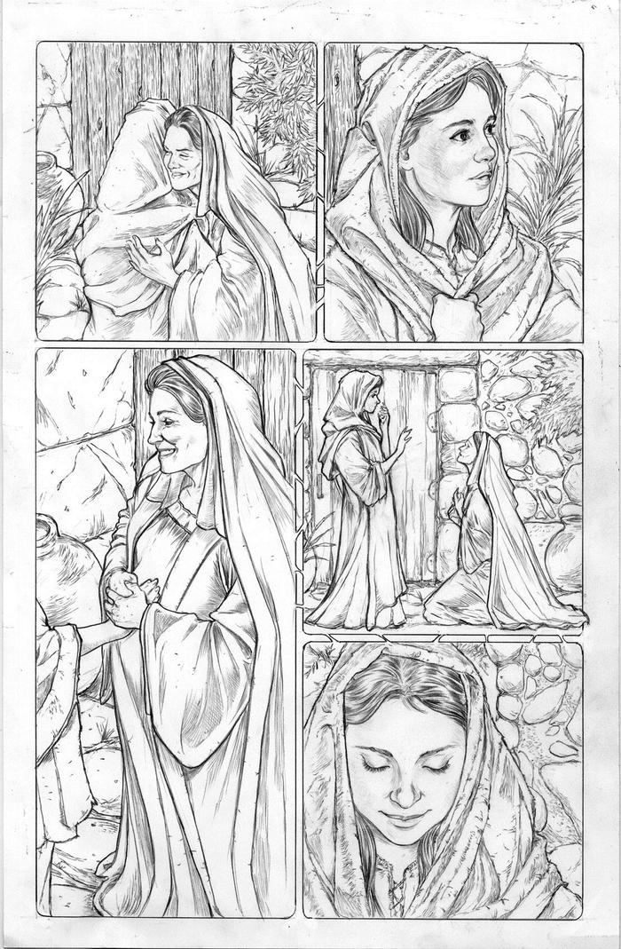 ORIGINAL ART KICKSTARTER OFFERING: Mary & Elizabeth
