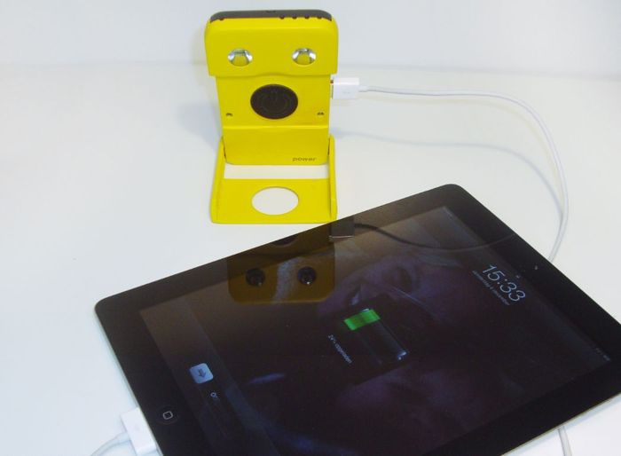 prototype actually charging an iPad