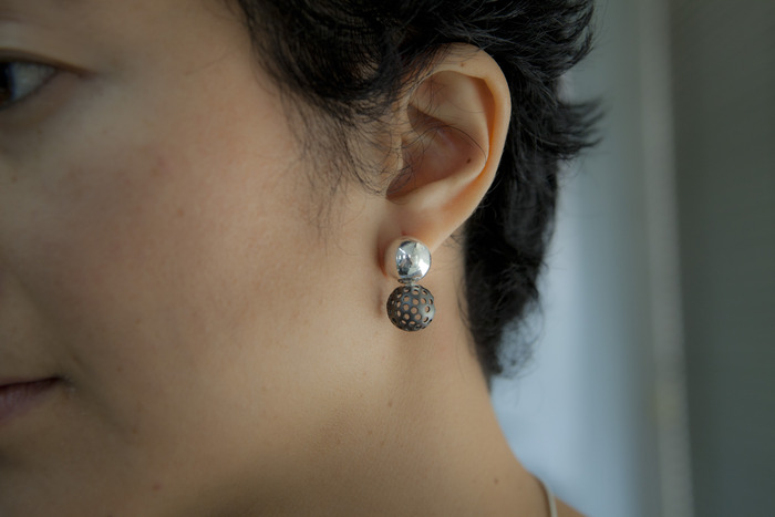 Earrings: "Luminous Space"