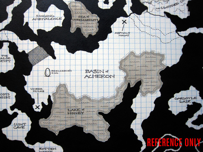 Style of dungeon map