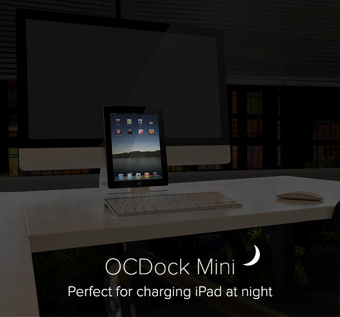 OCDock Mini with iPad