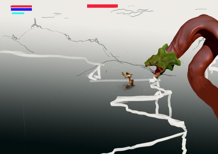Cliff battle