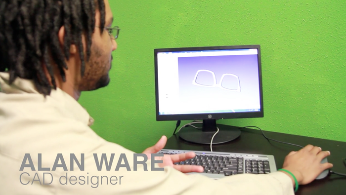 Our amazing CAD genius-Alan Ware