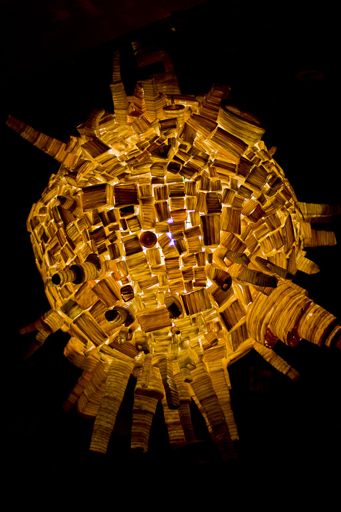 Our Globe Lamp! (3 ft. in diameter)