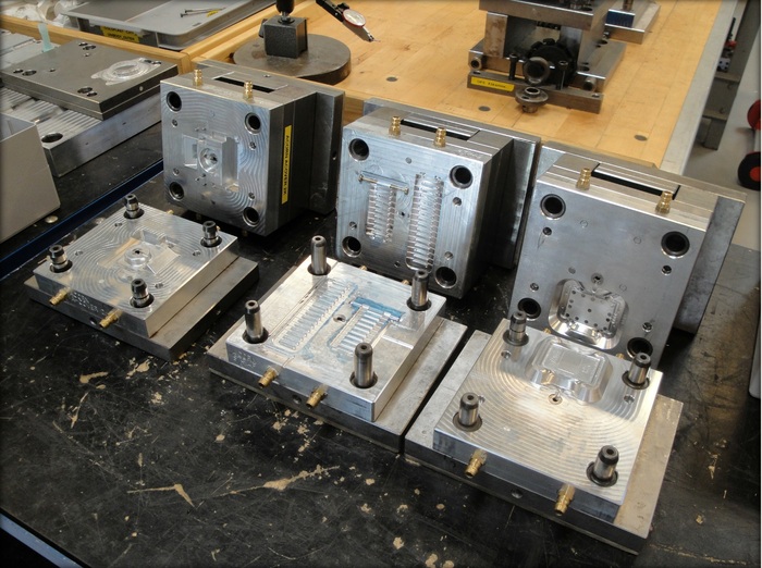 Injection molding tool at the manufacturing facilities
