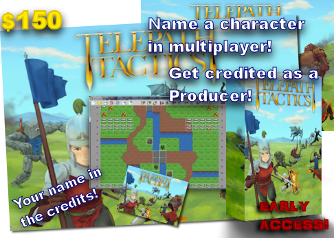 At $150, you'll not only get to name a character in multiplayer, you'l also be listed as a Producer in the game's credits!