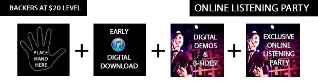 be FIRST to hear "Moving Past" at the online listening party