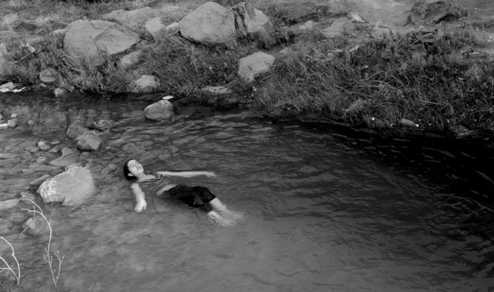 Woman in Water, Yemen