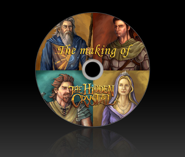 The Making of The Hidden Crystal DVD! This in-depth DVD covers the 10+ year process of the writing of The Hidden Crystal, featuring commentary by the author Daniel Gimness and John Paul Selwood, the illustrator who worked on the book.