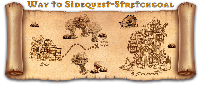 We will add an additional, backer-exclusive sidequest that will unlock a hidden and very special eighth character once we reach $50,000.