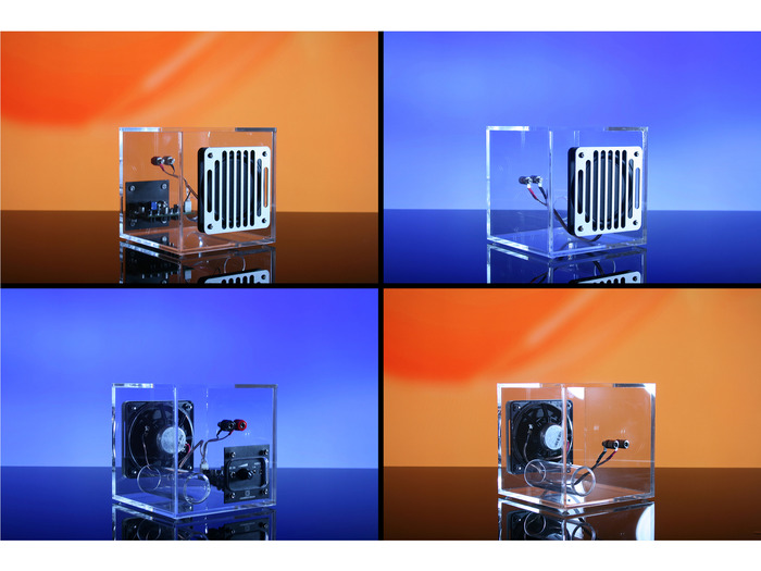aCUBE and passive CUBE BMR speakers