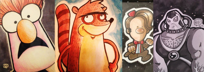 Some samples of Kate's artwork! You can get a commission done through select rewards!
