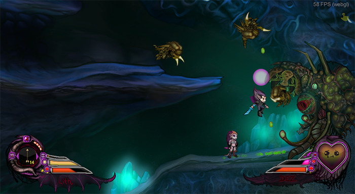 Explore a strange ecosystem of creatures.