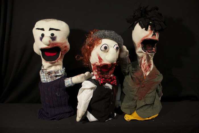 Zombie Stooges - These poor goons are the test subjects of Dr. Zoltar's many attempts to control the ravenous horde. Nuk nuk nuk!