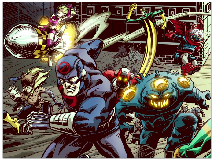 ALSO: "Special Thanks" to all our hardworking supporting villains...!