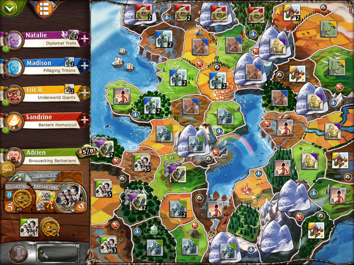 With up to 5 players, Small World ain't so small anymore - just a bit crowded!