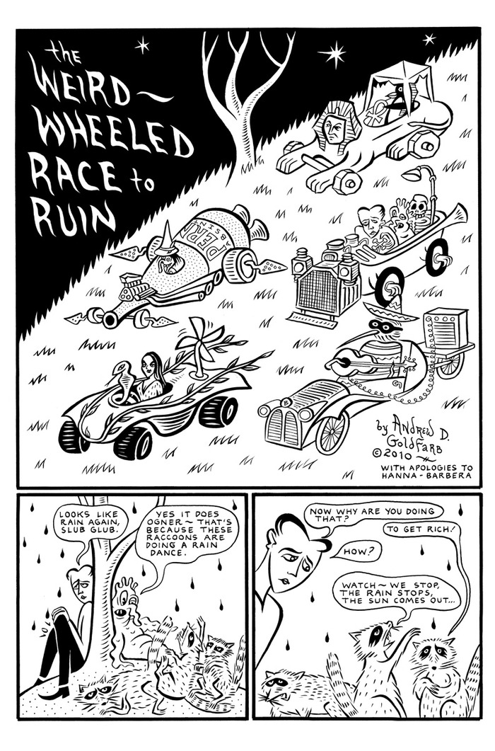 Weird Wheeled Race to Ruin by Andrew Goldfarb