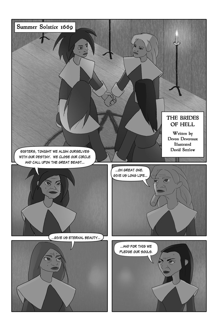 The Brides of Hell by Devon Devereaux and RISD Alumni (1995-1996) David Settlow