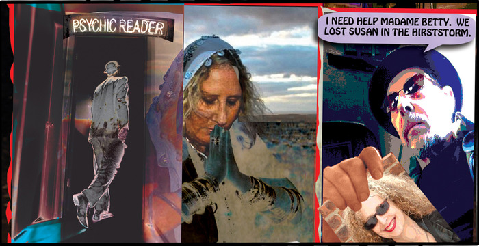 Panel detail, issue #4, page 4 featuring artist/ filmaker Betty Esperanza.