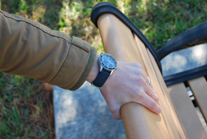 Heritage Watch with our Solid Canvas Band
