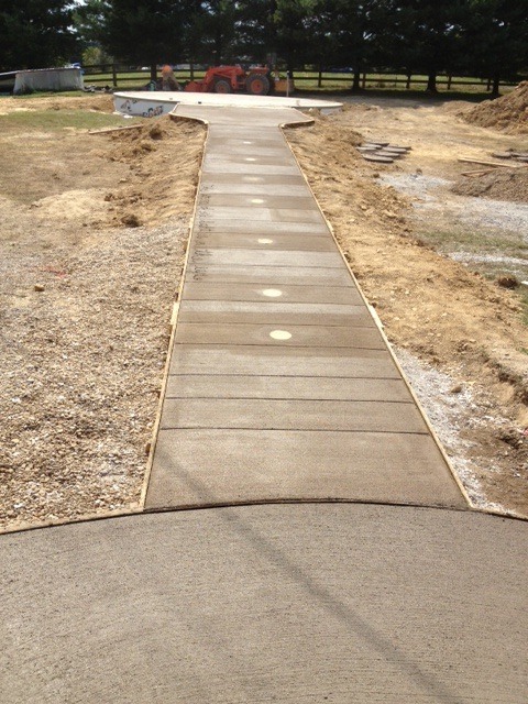 Guitar Neck Sidewalk