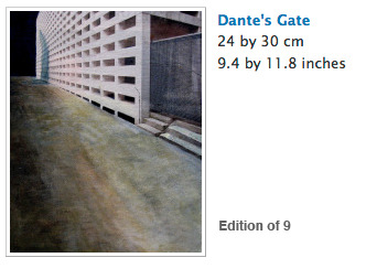 Dante's Gate limited edition print by Ria Vanden Eynde. ($300 level)