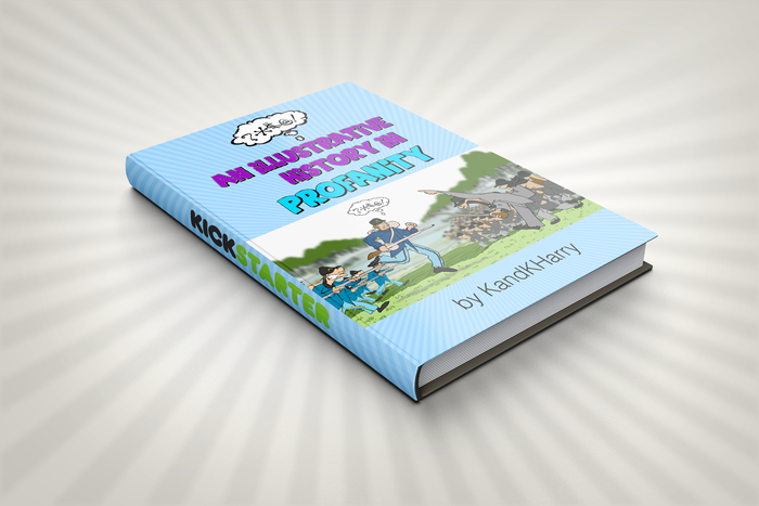 Mock-up of History in Profanity Book - Not the Final Design