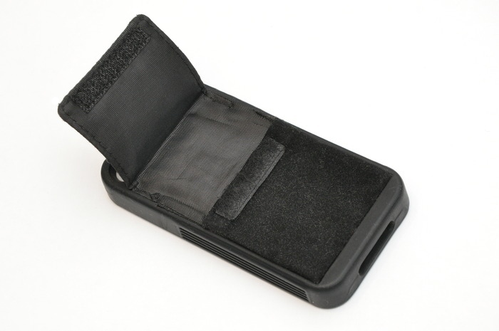 the inside of the pocket is made of slippery material