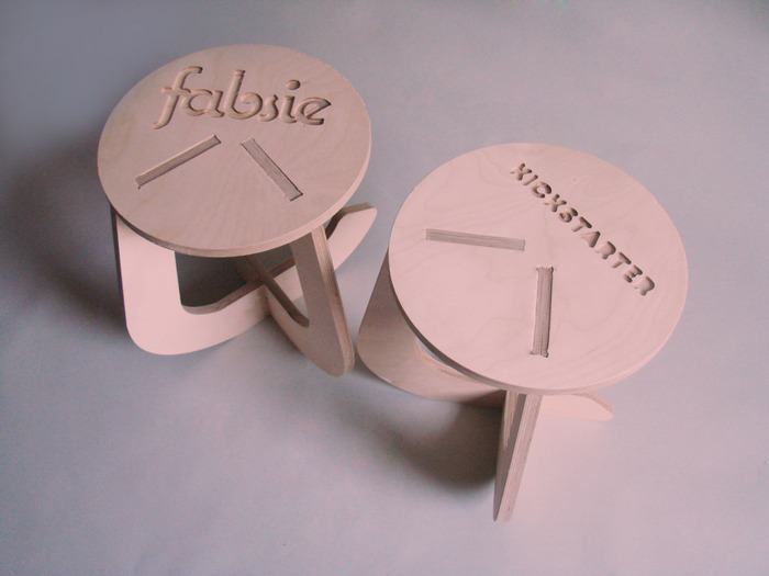 Personalised Stools can have any logo, text or drawing on them. What will you choose?