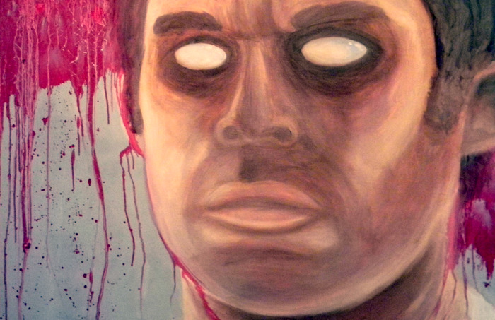 A painting Kate made of Dexter. You can get a painting commissioned in the $325 reward!