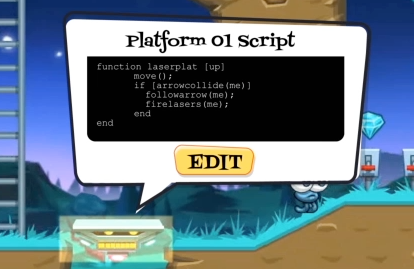 Mockup of accessing an object's WanderScript.